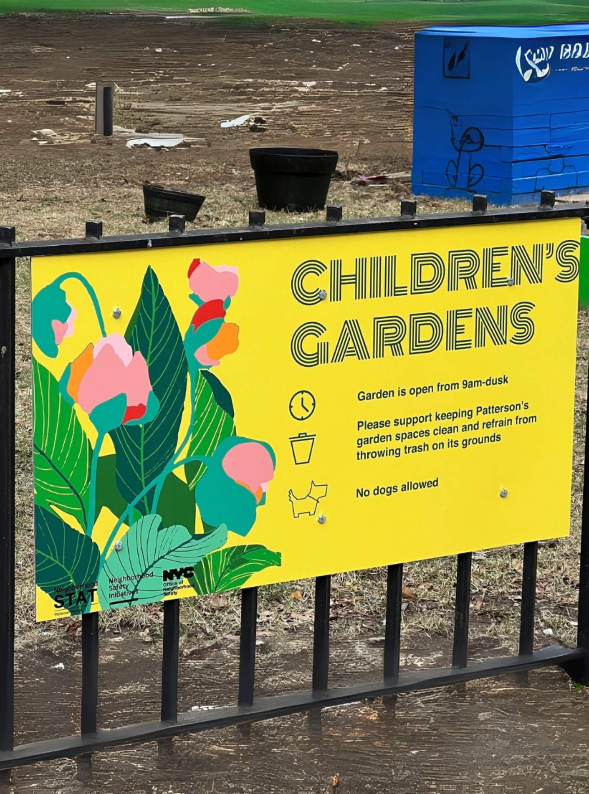 Colorful dibond outdoor display sign