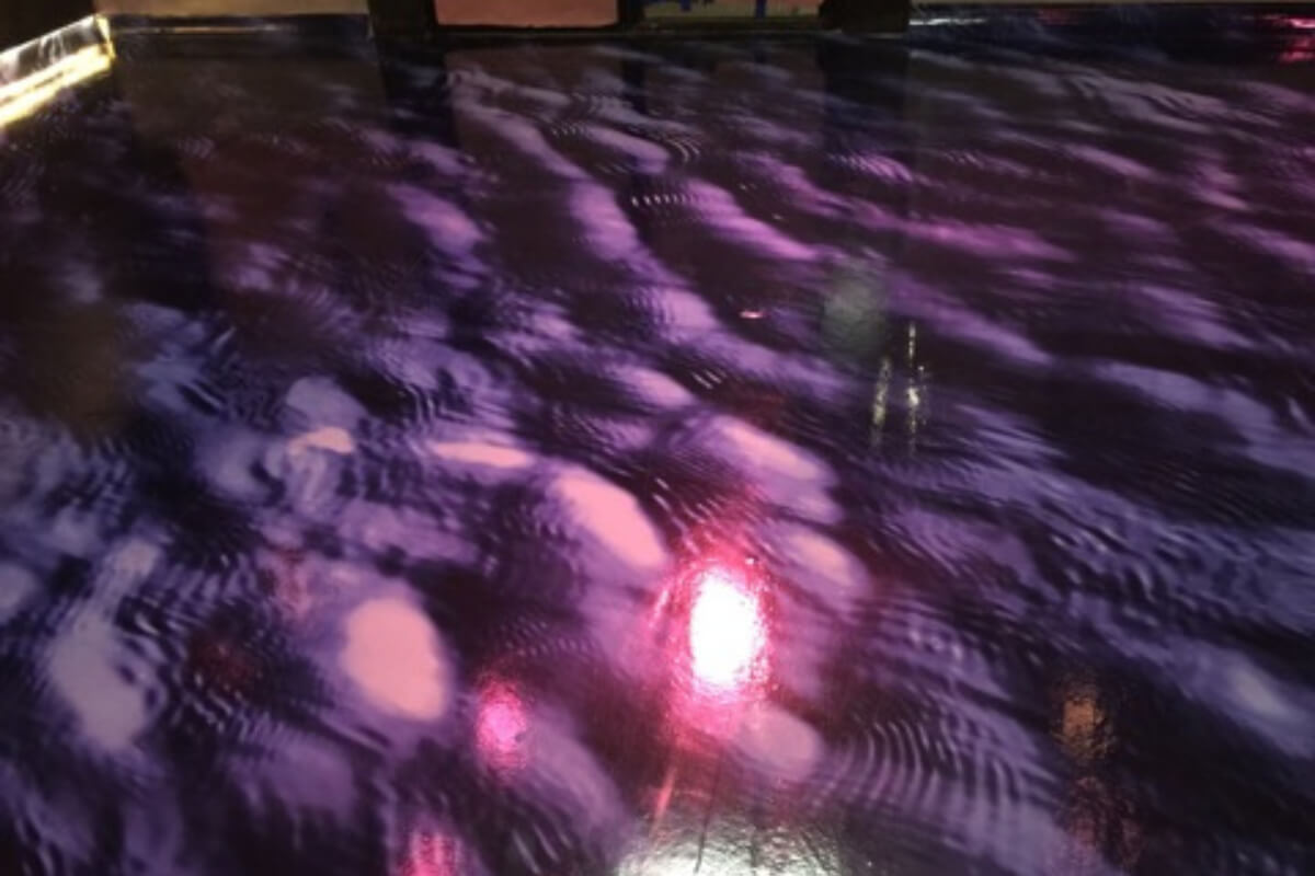 Purple pattern decorative floor graphics