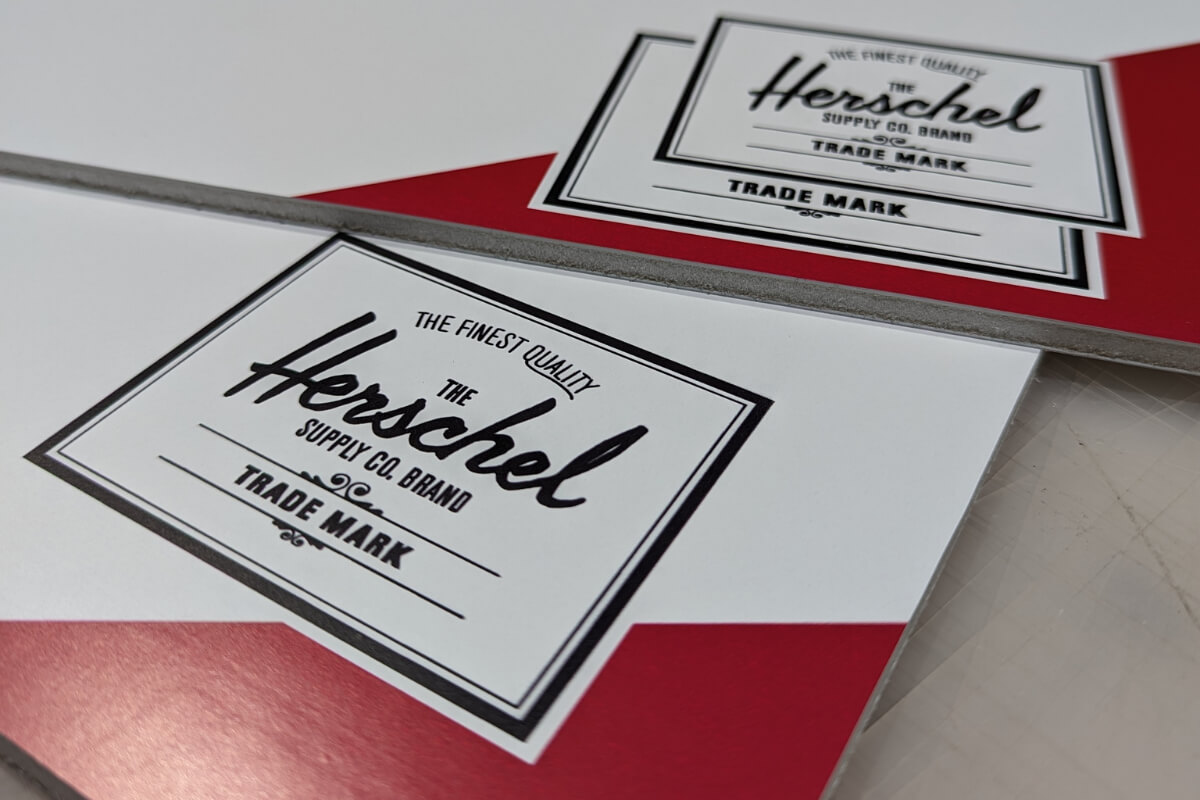 Retail brand sintra display signs