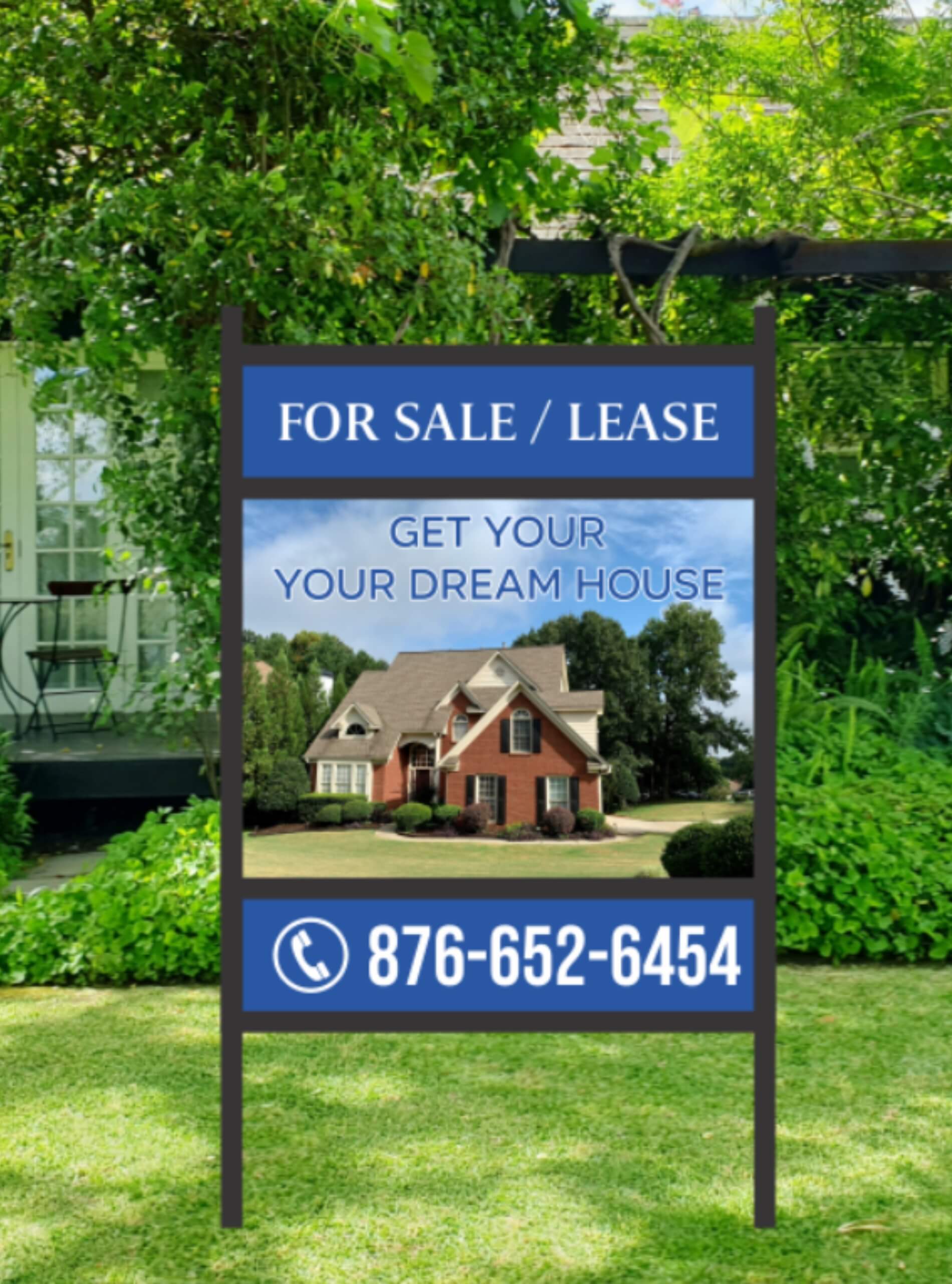 custom yard signs real estate lawn signs outdoor