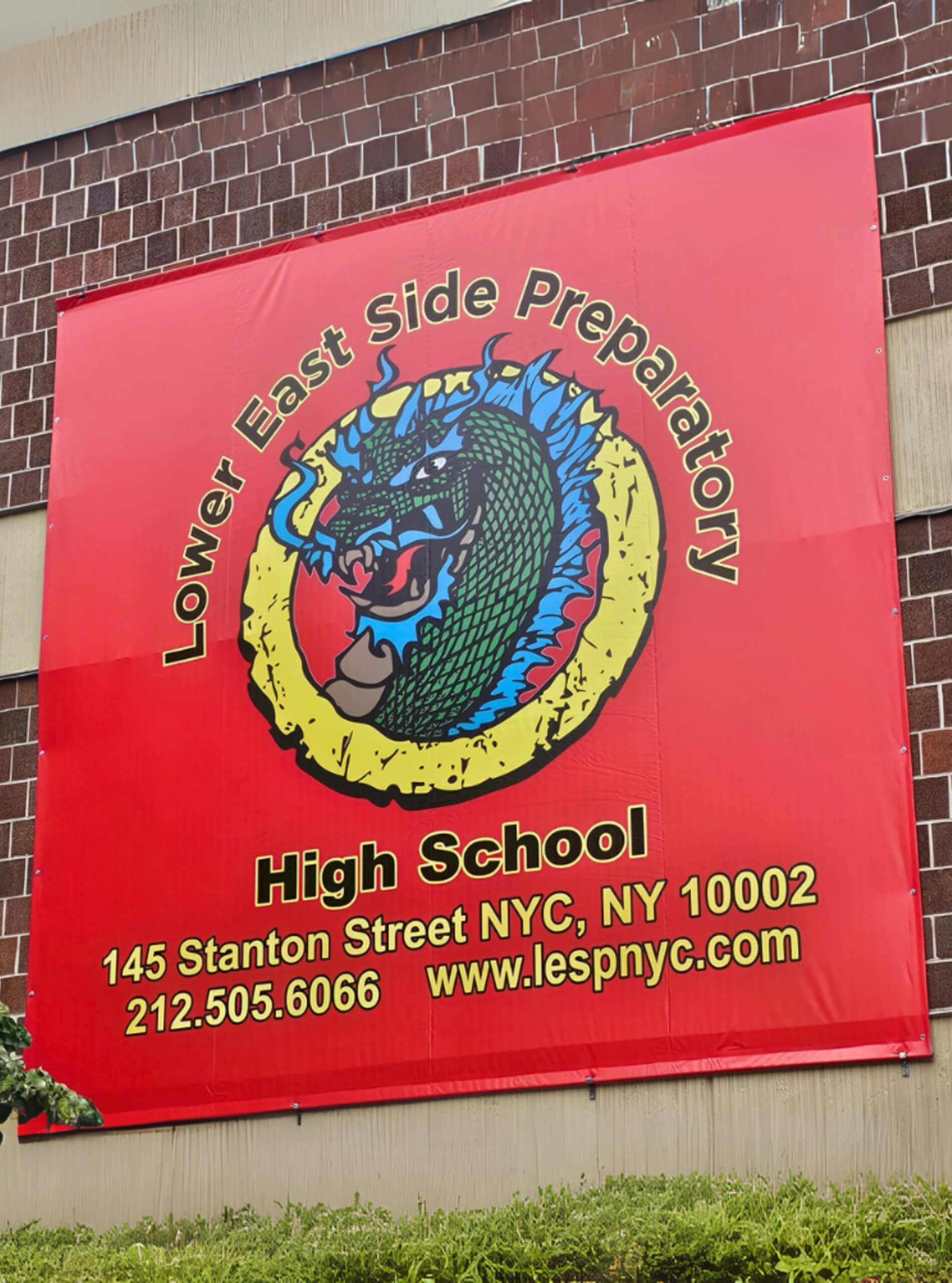 high school vinyl banners outdoor